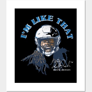 Donte Jackson Carolina I'm Like That Portrait Posters and Art